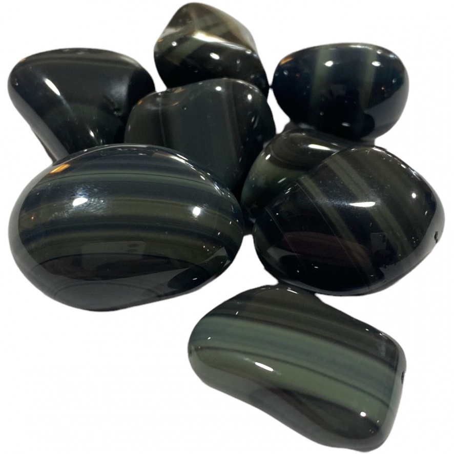 Obsidian - Platinum - Tumblestone